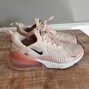 Nike Pink Air Max Sneakers with Breathable Mesh